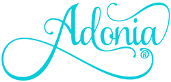 Adonia logo in teal